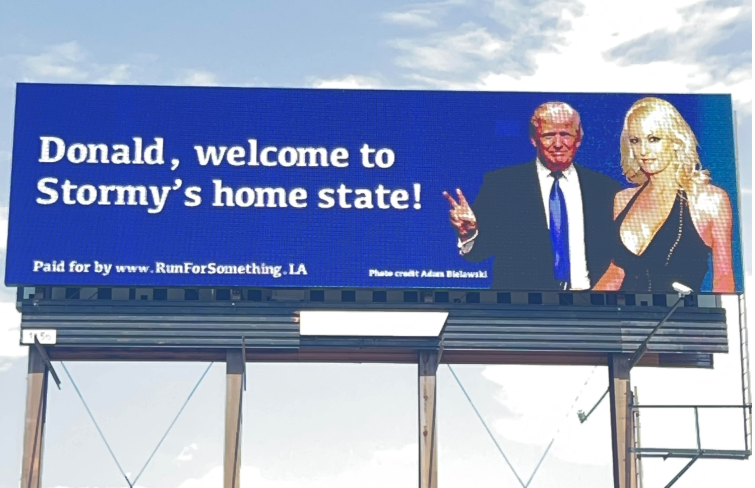 Trump billboard